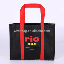 Reusable Custom Wholesale Recycled Non Woven Shopping Tote Bag For Promotion, Gift, Supermarket